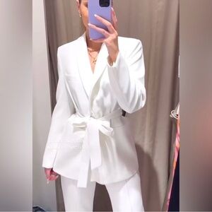 Zara White Women's Pantsuit